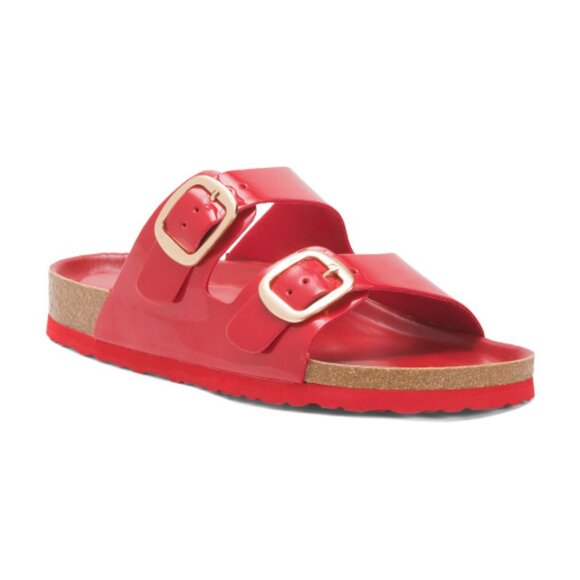 Cushionaire Shoes - CUSHIONAIRE Lang Double Strap Sandals